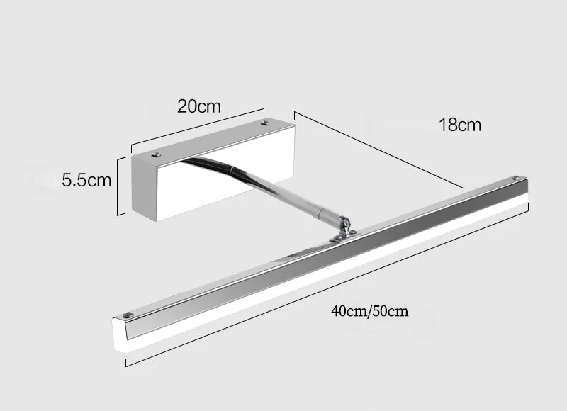 Modern LED Mirror Lights Bathroom Wall Lamps Indoor Lighting Simple Style Bedroom Light Fixtures Extend Wall Sconce Vanity Light