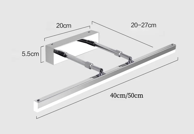 Modern LED Mirror Lights Bathroom Wall Lamps Indoor Lighting Simple Style Bedroom Light Fixtures Extend Wall Sconce Vanity Light