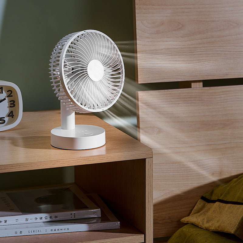 Ventilateur USB Portable Rechargeable — Bureau & Chambre
