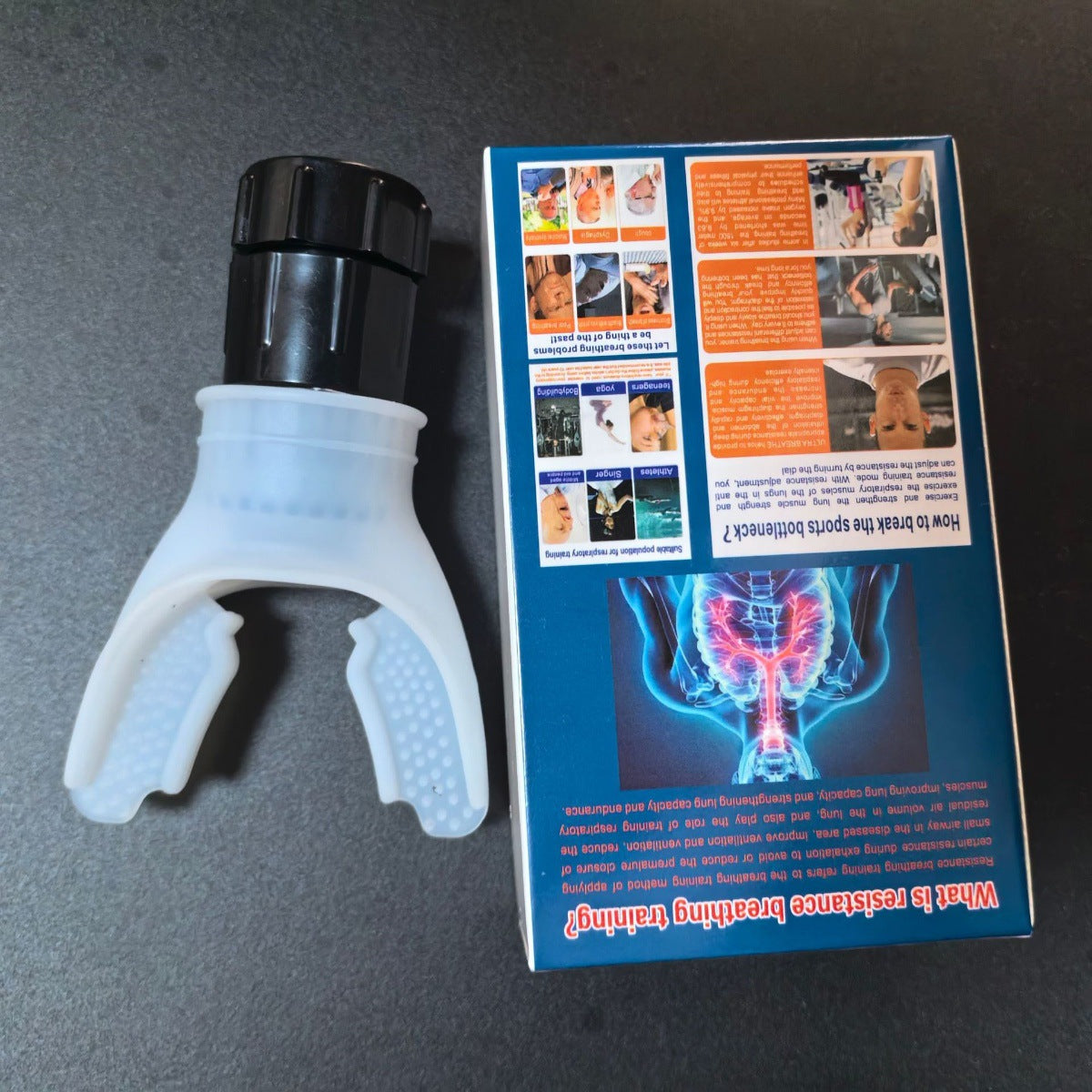 Entraîneur respiratoire portable pour capacité pulmonaire