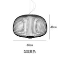 Italian Pendant Lamp minimalist Birdcage Hanging Light Designer Foscarini Spokes 1/2 Light  Home Decor stairway spot lighting