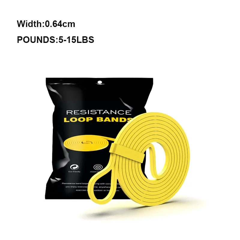 Resistance Band Heavy Duty Latex Sports Elastic Bands Training Pull Up Assist Bands For Pilates Workout Out Fitness Shape Body